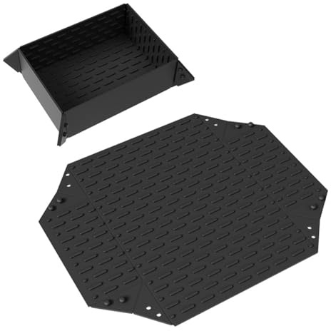 Osmond Folding Storage Box and Drain Pad Combo: Pot Mat and Anti-Scalding Insulation Table Mat for Outdoor Home Use