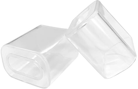 EPIGEIST 2pcs Transparent Tpu Power Adapter Case Charger Holder Compatible with Iphone Fast Charging Protective Sleeve Portable Lightweight Cover