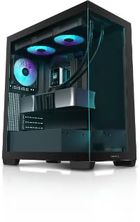 hardital PC Gaming AMD Ryzen 5 7600X, 32GB DDR5 6000MHz, SSD 1TB NVMe, RX 9060 XT 16GB, Dissipatore a Liquido ARGB, WI FI+BT, Windows 11 Pro, Nero
