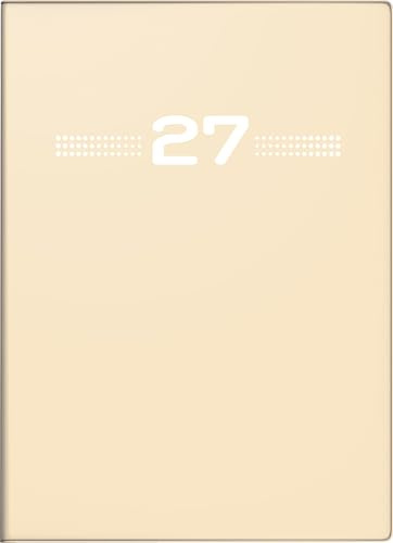 rido/idé 7013202037 Taschenkalender Mod. perfect/Technik I 2027 A6, Kunststoff, sand