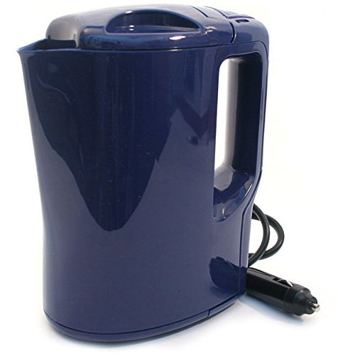 1 Litre 12v Plug in Portable Electric Kettle (Blue)