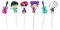 iMagitek 48 Pack Guitar Cupcake Toppers Musical Instrument Cupcake Toppers Picks for Music Themed Party, Baby Shower, Wedding and Birthday Party