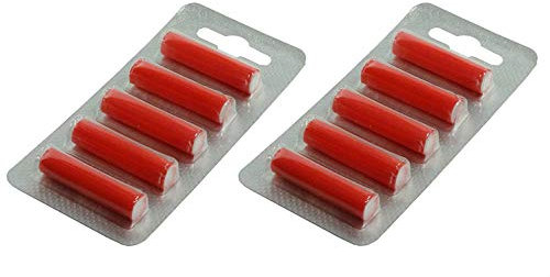FIND A SPARE Universal Red Pellet Vacuum Cleaner Dust Bag Air Freshener Sticks (Pack of 10)