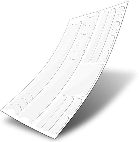 AlphaShield 21 Teiliges Transparent Lackschutzfolie Set Ketten Streben Rahmenschutz Fahrrad K043 (Transparent Matt 150µm)
