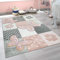 Paco Home Teppich Kinderzimmer Junge Mädchen Kinderteppich Spielteppich Kurzflor Regenbogen Bauernhof Einhorn Schmetterling Hase, Grösse:140x200 cm
