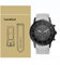 LvBu Armband Kompatibel mit Fossil Collider HR, Classic Edelstahl Uhrenarmband für Fossil Hybrid Smartwatch HR Collider/Fossil Collider Hybrid Smartwatch (Silber)