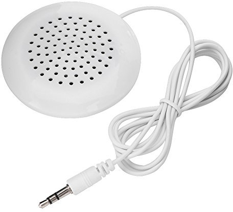 Goshyda Altavoz de Almohada, Mini Altavoz estéreo con Cable de Bricolaje con Conector de 3,5 mm para Reproductor de MP3/MP4/CD/teléfono móvil