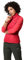 Jack Wolfskin Damen Jwp Vest W Weste, tulip red, XS