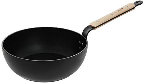 DE BUYER SAUTEUSE BOMBEE CHOC - B BOIS - INDUCTION 28CM