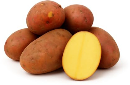 Kartoffel Laura halbmehlig vorw. festkochend (halbmehlig) rote Kartoffeln 1-25 Kg geeignet für Salz-, Pell-, Back- Folien- und Gratin-Kartoffel, optimal für selbstgemachte Pommes (10)
