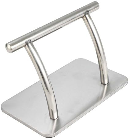 Youyijia Salon Foot Rest Stainless Steel Professional Hairdressing Practical Durable Foot Pedal for Beauty Spa Nail Massage Barber Chairs Hair Chair