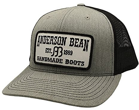 Red Dirt Hat Company Anderson Bean Snapback Mütze verstellbar, Grau (Heather Grey)/schwarz, Einheitsgröße
