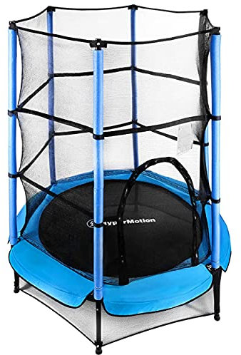 HyperMotion Trampolino per Bambini (140 cm) Trampolino da Giardino Mini per Interni ed Esterni, per Bambini dai 3 Anni Ragazzi e Ragazze