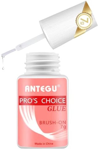 Colle Extra Forte pour Ongles- Pinceau Inclu,1 x 7g Extension de L'ongle Colle,Pour Pointes En Acrylique Et Colle Faux Ongles Colle