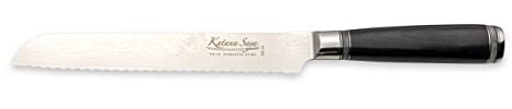 Katana Saya 20cm Bread Knife, 67-Layer VG-10 Damascus Stainless Steel, Pakkawood Handle