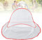 BigKing Mini Couverture Anti-Moustiques, Couverture De Moustiquaire Pliante, Forme Ronde, Tête De Camping Respirante, Moustiquaire pour Une Utilisation en Extérieur