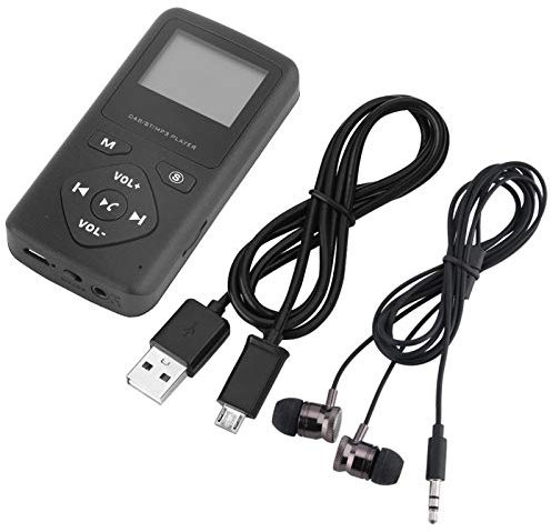 Elprico Tragbares Radio -Radio, DAB DAB+ Taschenradio mit LCD-Bildschirm, Bluetooth-MP3-Player mit Kopfhörer Zum Gehen, Joggen