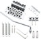 Pxyelec Chrom E-Gitarre Tremolo Brücke mit Bar Double Strat Verriegelung für Floyd Rose Typ