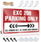 gaeruite Metall Bar Dekor Exc 200 Parking Only Blechschild Outdoor Bar Zubehör Dekor Blechschild lustig (Größe: 30 x 40 cm)