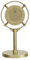 Accesorio de Micrófono de Estilo Retro Clásico, Micrófono de Plástico Vintage Falso con Soporte, para Fotografía de Escenario, Micrófono Vocal Dinámico para Fiesta (Oro)