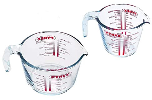 Pyrex 2 Piece Jug Set | 0.5L & 1L Jug