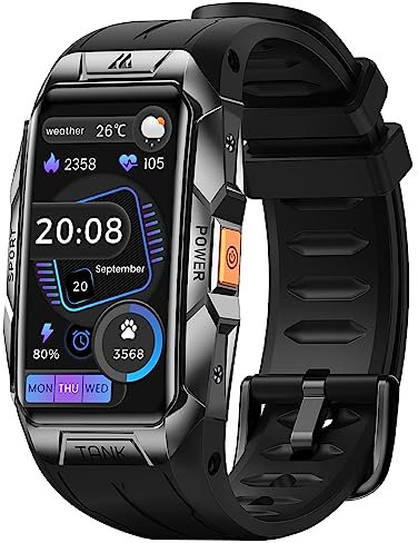 KOSPET Smart Watch for Men,Fitness Tracker with Heart Rate, Blood Oxygen, 24h Sleep Monitor, 10 ATM/IP69K Waterproof,70 Sport Modes,1.47” 3D Curved AMOLED Screen Activity Tracker Android IOS