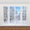 Winter Wonderland Weihnachten Hintergrund 3 x 2,4 m für Fotografie Weiß Fenster Wald Bäume Schnee Schneeflocke Szene Foto Hintergrund Xmas Studio Requisiten für Weihnachten Party Dekoration