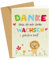 BETESSIN Kita Abschiedsgeschenk für Erzieher - Danke dass du mir beim Wachsen geholfen hast - Dankeskarte mit Umschlag - Abschiedsgeschenk Kindergarten, Dankeschön Geschenke für Erzieherin