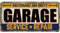 LYEAA Vintage Piastra di Metallo Garage Rettangolare Ferro Pittura Wall Art Home Decor 30x15cm