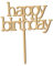 TOPBATHY Geburtstagstorte Topper happy birthday tortendeko birthday cake decoration Alles zum Geburtstag-Kuchenaufsatz Papierbecher Geburtstagskuchen Tortenaufsatz aus Holz