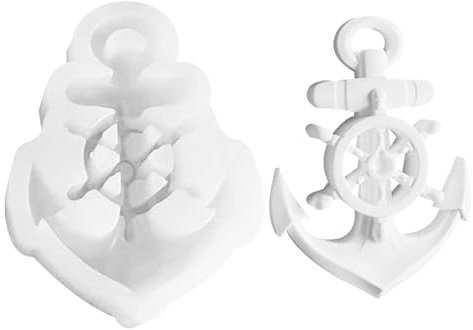 Stampo in resina per ancora, stampo in silicone per ancora | Stampo ornamentale in silicone riutilizzabile per ancoraggio di navi fai-da-te,Pendenti da parete per principianti Stampo multifunzionale i