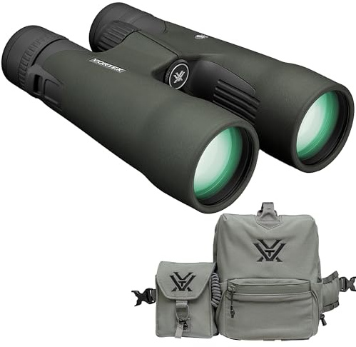 Vortex Razor UHD 10x50 Fernglas & GlassPak Pro Harness | UHD Optics, XR Plus Linsenbeschichtungen, Verriegelungsdioptrien, Magnesiumgehäuse, Stativ anpassbar