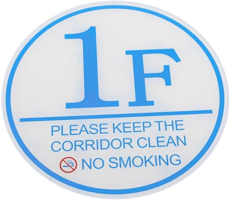 Artibetter Placa De Número De Piso Grande Acrílico Adhesivo Para Identificación De Apartamentos Para Oficinas Restaurantes y Hospitales Resistente y Duradero Para Uso Interior y Exterior