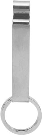 HELEVIA Robuster Schlüsselhalter für den Gürtel, Schnellverschluss-Schlüsselhalter aus Edelstahl mit 2 Schlüsselringen, Passend für Gürtel für Strafverfolgungsbehörden, Feuerwehren