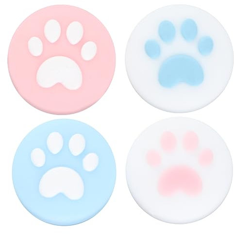 WATIIFUFU 4piezas Estuche De Silicona para Joystick Protectoras Botón De Agarre y Resistente Fácil De Instalar Diversión y Vitalidad