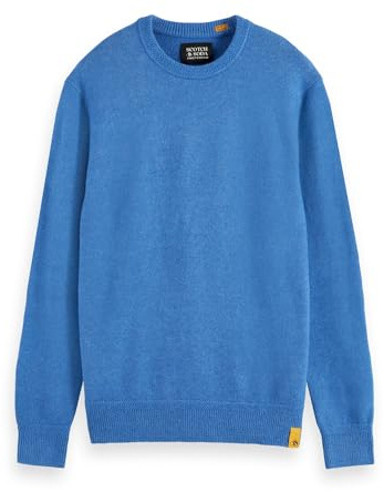 Scotch & Soda Pullover Strickpullover R-Neck blau, L