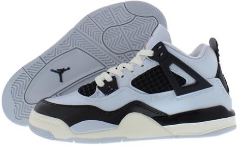 Jordan Little Kid's 4 Retro Pure Platinum/Metallic Gold (FZ8586 070), Platino puro/oro metallizzato, 34 EU