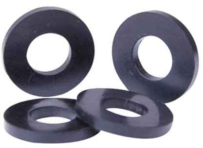 10/30/50 STÜCKE Gummi Flachdichtungen NBR Schwarze Unterlegscheibe Anti Öl Dichtung Unterlegscheiben Wasserdicht Wasserhahn Rohr Flachdichtung O-Ring(7x12x3mm,30Pcs)