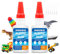 BOMVMVE Colla per Plastica, 35gx2 Super Plastic Glue, con Ugelli per Applicatore, Colla in Plastica per PVC, Kit Fai-da-Te e Altro