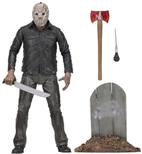 Jason Voorhees figura Jason Voorhees figura anime scultura 18 cm, articolazioni mobili, modello di posa, PCW, immagine in piedi, oggetto da collezione, decorazione, regalo