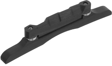 Garneck Wooden Mandolin Bridge Ebony Replacement Saddle Mandolin Accessories String Instrument Part and Setup