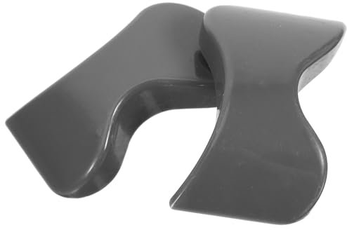 SHINEOFI 2pcs Freezer Door Handle: Heavy Duty Glass Door Handle for Commercial Display Refrigerators and Coolers - Curved Plastic Pull Grip for Restaurant and Supermarkets