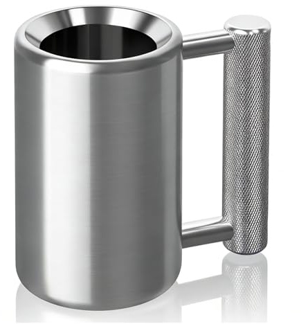 ZhaoCo Tazza pesante, 10 kg, 420 ml, in acciaio inox