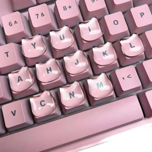 Keeplus 50Stk Keyboard Bubbles for Long Nails, Tastaturaufkleber für Lange Nägel, Runde Form Hochtransparente Tastaturabdeckung Aufkleber Selbstklebendes Tastenkappen Pad für Laptop, Tastaturen (A1)