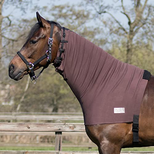 QHP Eczema de manta de cuello S Marrón