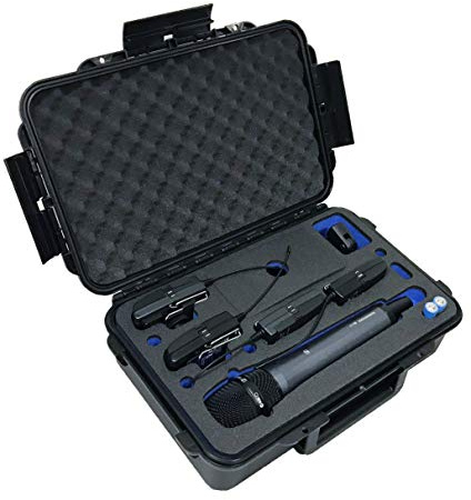 MC-CASES ® Koffer für Sennheiser Evolution Wireless G4 Serie – Sennheiser EW G4 - Viel Platz für Zubehör z.B. 4X Taschensender, Kabel und mehr