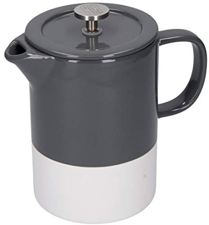 La Cafetière Barcelona French Press Coffee Maker, Ceramic, Cool Grey, 6 Cups (850 ml)