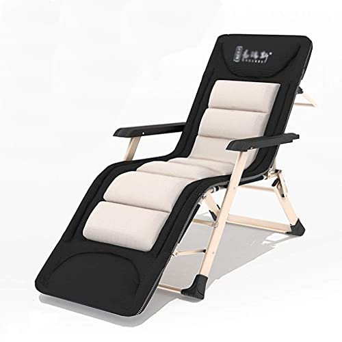 ZXQZ Liegestuhl Campingstuhl Sun Lounger Bett, Garden Seat Relaxer Stuhl Sommer Patio Bett, mit Verstellbarer Rückenlehne, Zusammenklappbare Flache Möbel, für Indoor Outdoor Urlaub Sunshine Pool Side