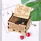 Jieddey Spieluhr mit Kurbel, Spieluhr mit Kurbel aus Holz, Musikbox, Motiv You Are My Sunshine, klassisches Geschenk für Geburtstag, Weihnachten, Valentinstag, Heimdekoration, Handwerk