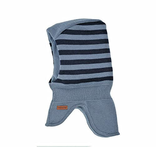 maximo® Jungen Schlupfmütze Wolle, Größe:49, Präzise Farbe:Blau